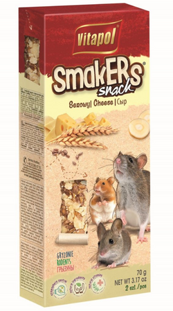 Vitapol Flasks for Rodents Smakers Cheese 2pc