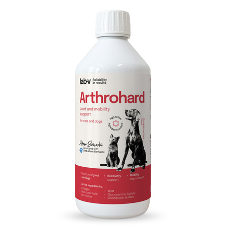 Lab-v Arthrohard 3x500ml Joint support supplement for dogs and cats