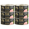 WILD FARM Fillets Chicken 6x70g - grain-free wet cat food, fillet in broth