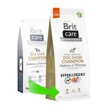 BRIT CARE Dog Hypoallergenic Dog Show Champion Salmon & Herring 12kg