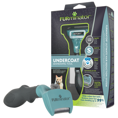 FURMINATOR Comb Combination Tool for Long-Haired Small Cats