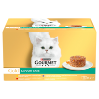 Purina Gourmet Gold Cat Food Savoury Cake 48 x 85 g