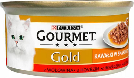 Purina Gourmet Gold Sauce Delight with Beef 24x85g
