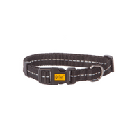 Dingo Reflex Dog Collar Black 28-48cm