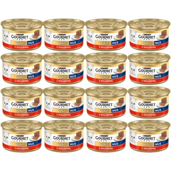 Purina Gourmet Gold Mousse with Beef 48x85g