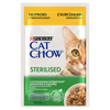 no pork Purina Cat Chow Sterilised Chicken and Aubergine in Sauce 85g