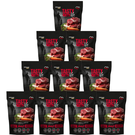 Tasty Dogs Life Beef in jelly 10x500g