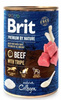 no pork Brit Premium By Nature Beef With Tripe 400g