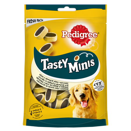 NO PORK Pedigree Tasty Minis Beef & Cheese 140g