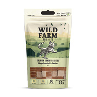 WILD FARM Salmon sandwich bites 50g cat treat