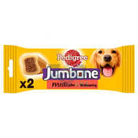 no pork Pedigree Jumbone Snack for Adult Medium Dogs with Beef 180g