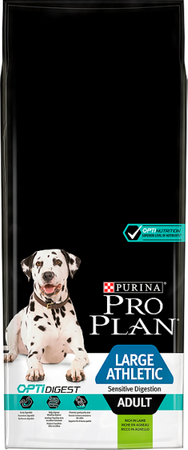 NO PORK Purina Pro Plan Large Adult Athletic Optidigest Lamb With Rice 14kg