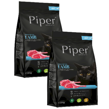 DOLINA NOTECI Piper Animals with lamb for cats 2x3kg 