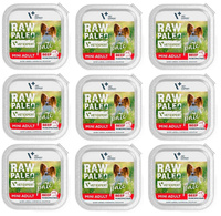 no pork Vetexpert Raw Paleo Pate Mini Adult Beef 9x150g