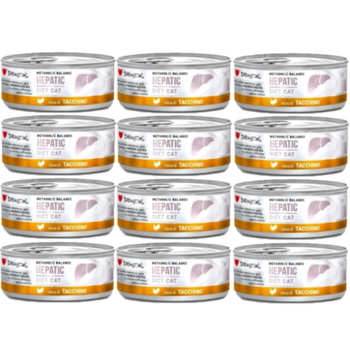 Disugual Wet cat food Veterinary HEPATIC Turkey (adult) 12x85g