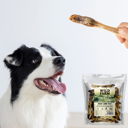 WILD FARM Dried lamb hooves 2x300g dog treat