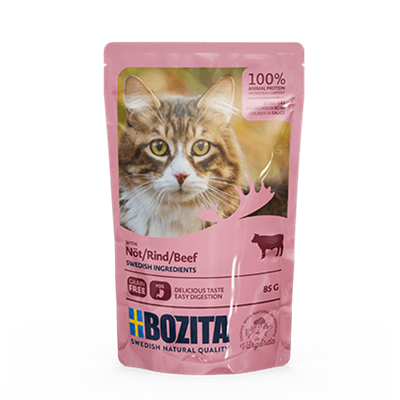 no pork BOZITA Pieces in Beef Sauce 6x85g