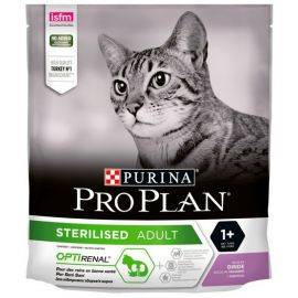 NO PORK PRO PLAN Sterilised Renal turkey-rich cat food 400+400g GRATIS