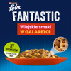 FELIX Wiejskie Smaki in jelly with beef and chicken 4x85g 1+1 FREE