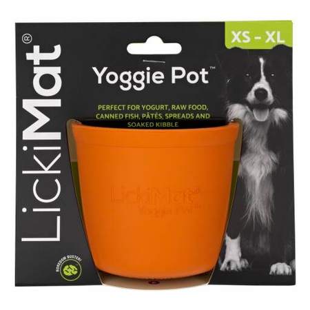 Lickimat® Yoggie Pot Orange