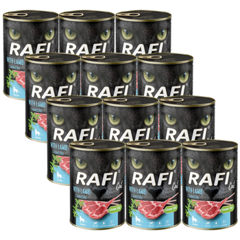 RAFI Cat Adult Sterilised with lamb 12x400g