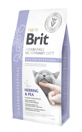 Brit Grain Free Veterinary Diet Cat Gastrointestinal Herring with Peas 5kg