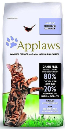 no pork APPLAWS Complete Dry Adult Chicken With Duck 2kg