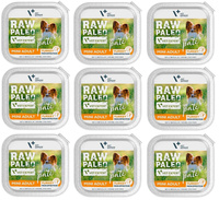 no pork Vetexpert Raw Paleo Pate Mini Adult Turkey 12x150g