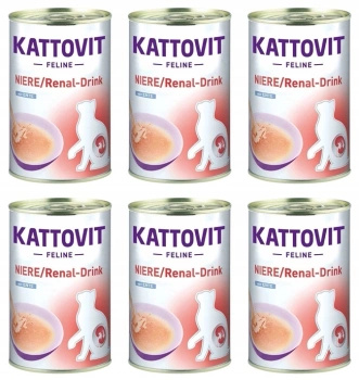 no pork Kattovit Drink Niere/Renal Duck 6x135ml