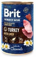 Brit Premium By Nature Turkey With Liver 400g