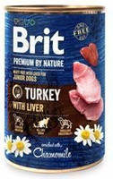 no pork Brit Premium By Nature Turkey With Liver 400g