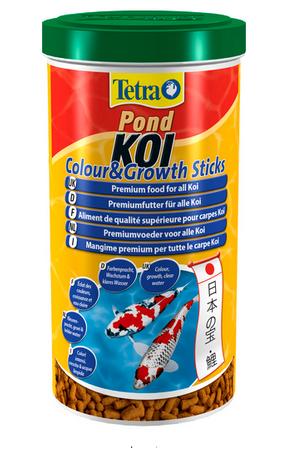 Tetra Pond Koi ColourandGrowth Sticks 1l