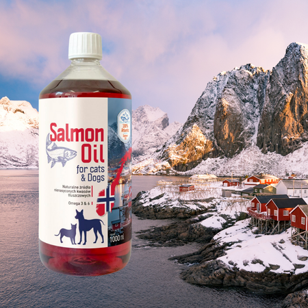 Salmon oil for dogs and cats 2x1000ml