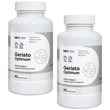 Lab-v Geriato Optimum – Health support for senior dogs and cats 2x90 capsules