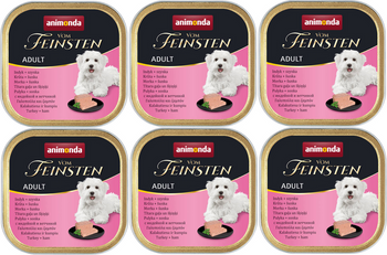 no pork Animonda Dog Vom Feinsten Adult Turkey with Ham 6x150g