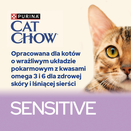 CAT CHOW Sensitive Cat Food with Salmon and Zucchini in Sauce 85g - 20 SIZES + 6 FREE !!!