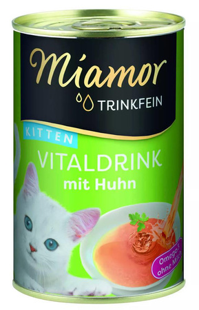 NO PORK Miamor VitalDrink Kitten with Chicken 3x135ml