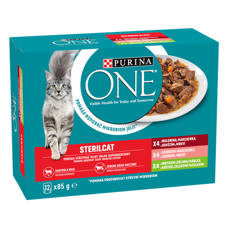 Purina One Sterilcat mix flavours 12x85g