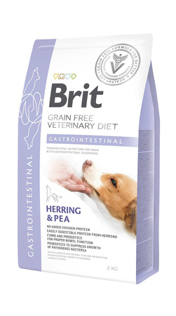 Brit Grain Free Veterinary Diet Dog Gastrointestinal Herring with Peas 2kg