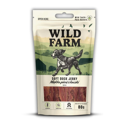 WILD FARM soft duck breast 80g dog treats