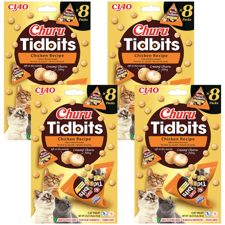 INABA Cat Churu Tidbits - chicken 4x(8x12g)