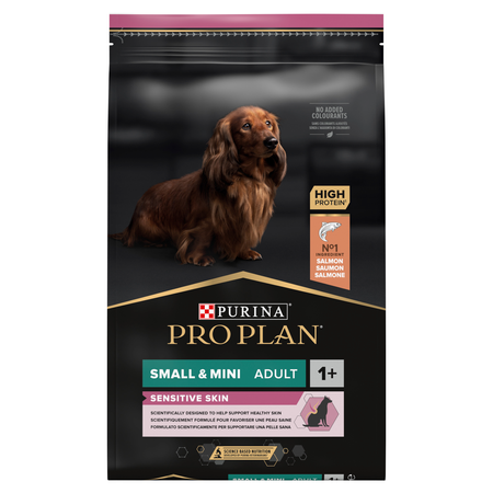 PRO PLAN Sensitive Skin Small & Mini Adult Dog Food Rich in Salmon 7kg