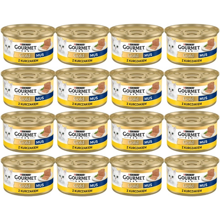 Purina Gourmet Gold Mousse with Chicken 48x85g