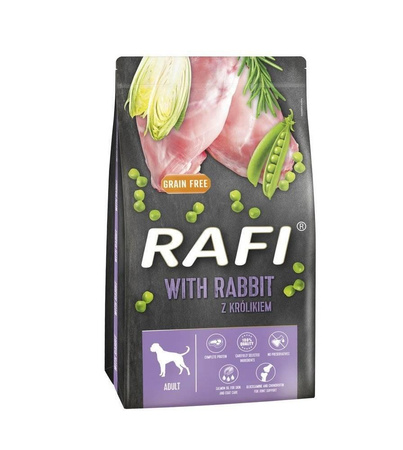 no pork Dolina Noteci Rafi Dry Dog Food with Rabbit 10kg