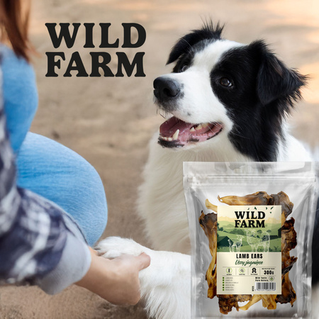 WILD FARM lamb ears 300g dog treats