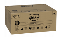 Whiskas Poultry Feast 120x85g Wet Food for Adult Cats in Jelly