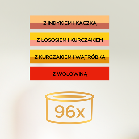 Purina Gourmet Gold Chunks in Gravy Mix 96x85g