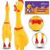 Dog toy rubber chicken with sound 30cm