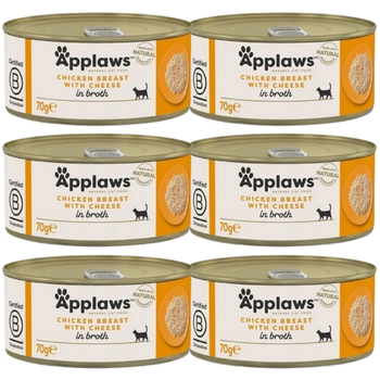 no pork APPLAWS Chicken Breast With Cheese In Broth 6x70g