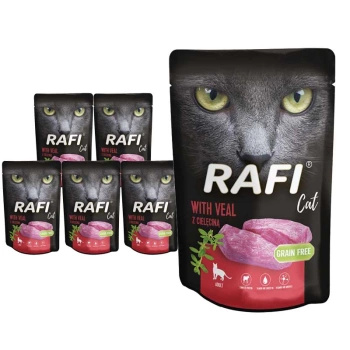 NO PORK  Dolina Noteci Rafi Cat Adult with Veal 10x100g